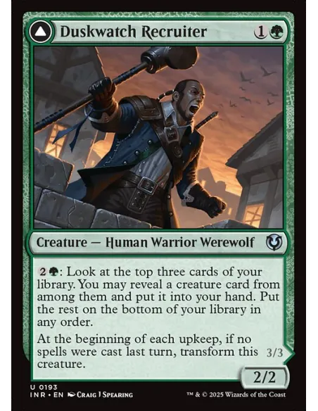 Duskwatch Recruiter // Krallenhorde Howler - Foil