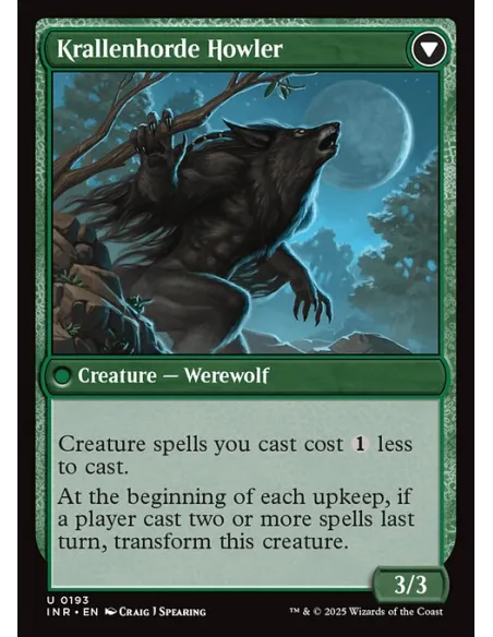 Duskwatch Recruiter // Krallenhorde Howler - Foil