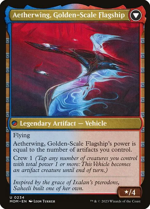 Invasion of Kaladesh // Aetherwing, Golden-Scale Flagship