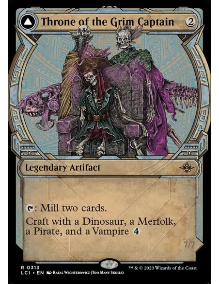 Throne of the Grim Captain // The Grim Captain - Foil