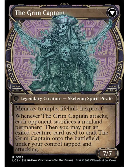 Throne of the Grim Captain // The Grim Captain - Foil