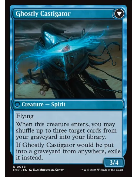 Covetous Castaway // Ghostly Castigator - Foil
