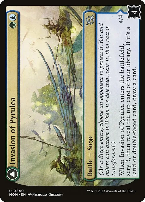 Invasion of Pyrulea // Gargantuan Slabhorn - Foil