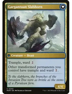 Invasion of Pyrulea // Gargantuan Slabhorn - Foil 2