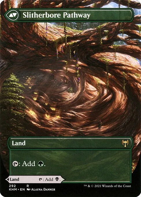 Darkbore Pathway // Slitherbore Pathway - Foil