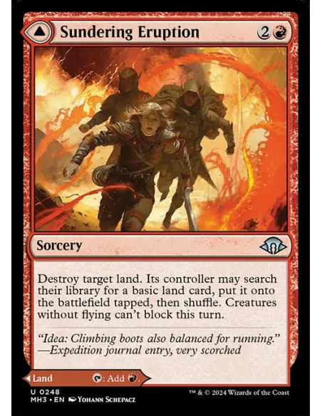 Sundering Eruption // Volcanic Fissure - Foil
