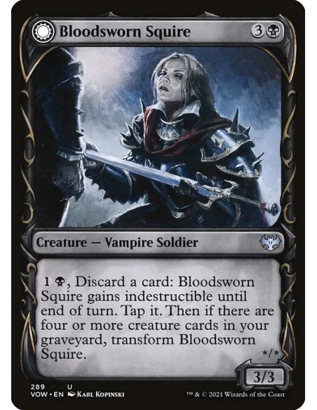Bloodsworn Squire // Bloodsworn Knight