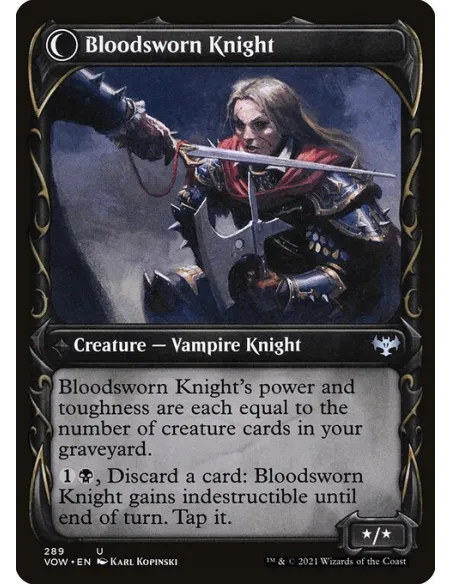 Bloodsworn Squire // Bloodsworn Knight