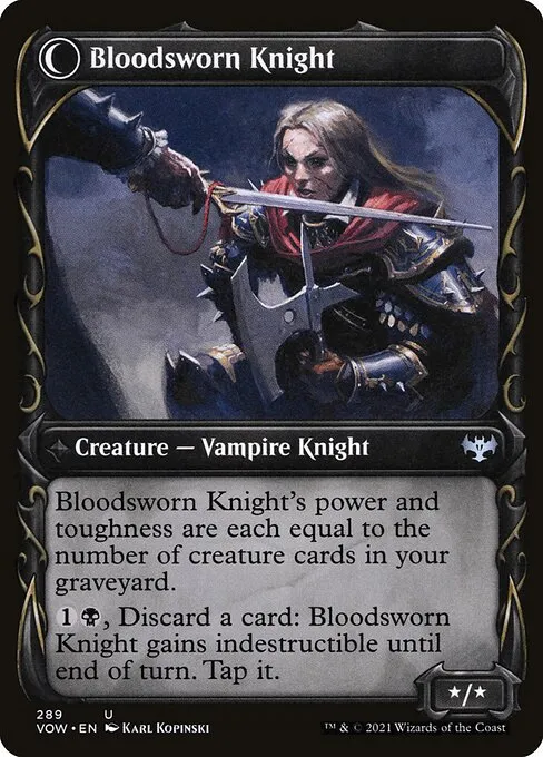 Bloodsworn Squire // Bloodsworn Knight - Foil