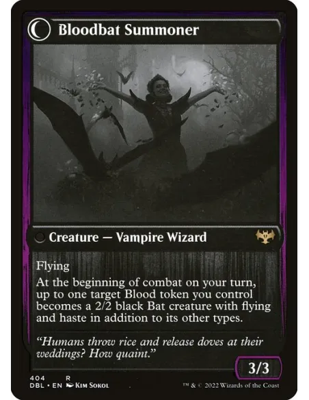 Voldaren Bloodcaster // Bloodbat Summoner - Foil