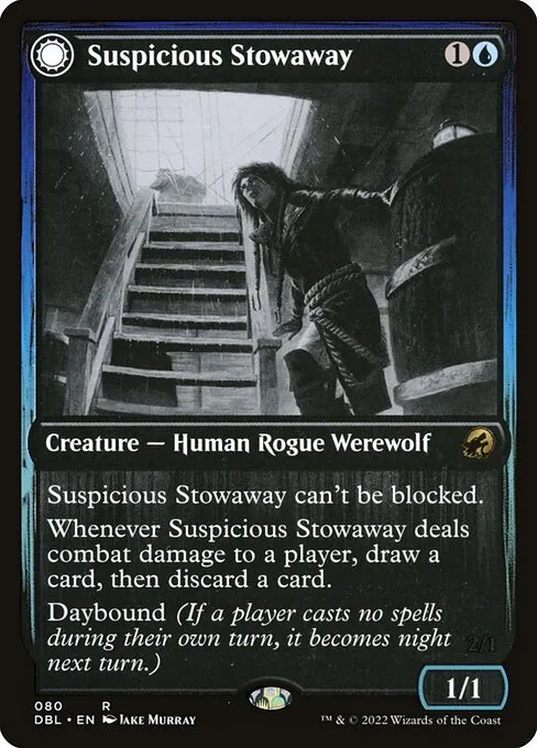 Suspicious Stowaway // Seafaring Werewolf - Foil