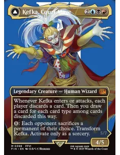 Kefka, Court Mage // Kefka, Ruler of Ruin - Foil