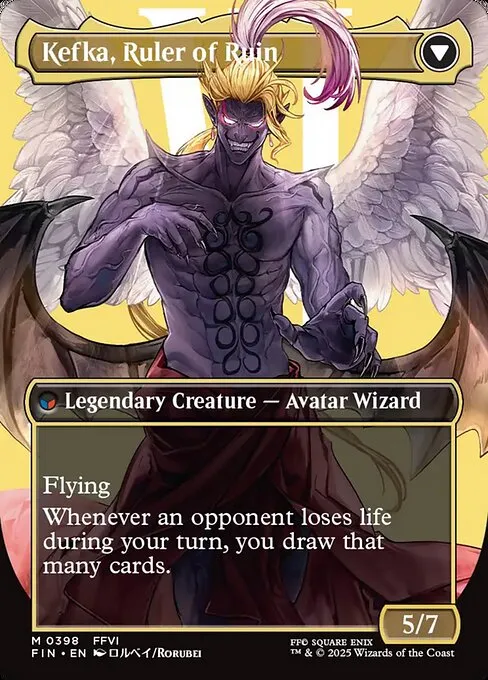 Kefka, Court Mage // Kefka, Ruler of Ruin - Foil