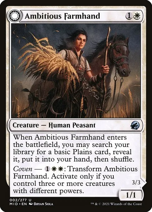 Ambitious Farmhand // Seasoned Cathar - Foil