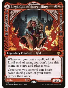 Birgi, God of Storytelling // Harnfel, Horn of Bounty