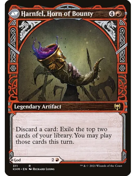 Birgi, God of Storytelling // Harnfel, Horn of Bounty