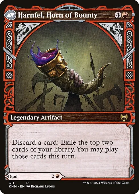 Birgi, God of Storytelling // Harnfel, Horn of Bounty - Foil