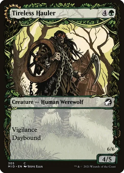 Tireless Hauler // Dire-Strain Brawler - Foil