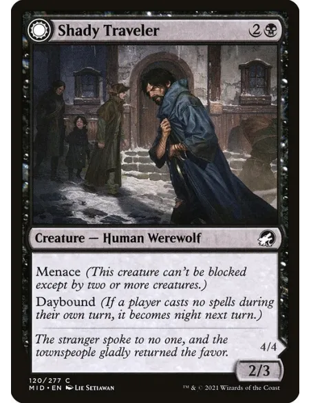 Shady Traveler // Stalking Predator - Foil
