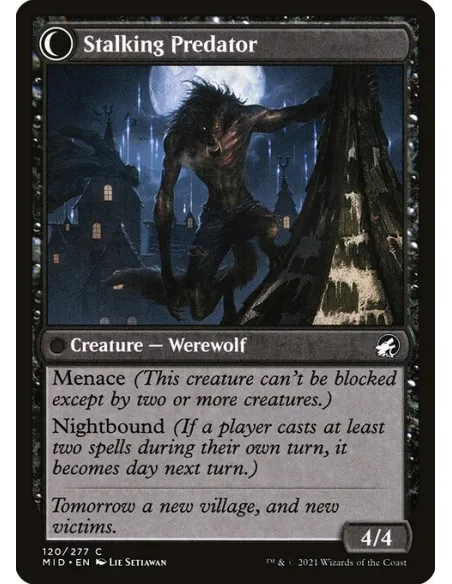 Shady Traveler // Stalking Predator - Foil