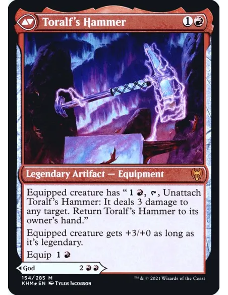 Toralf, God of Fury // Toralf's Hammer - Foil