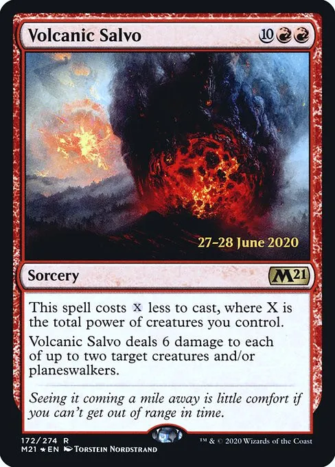Volcanic Salvo - Foil