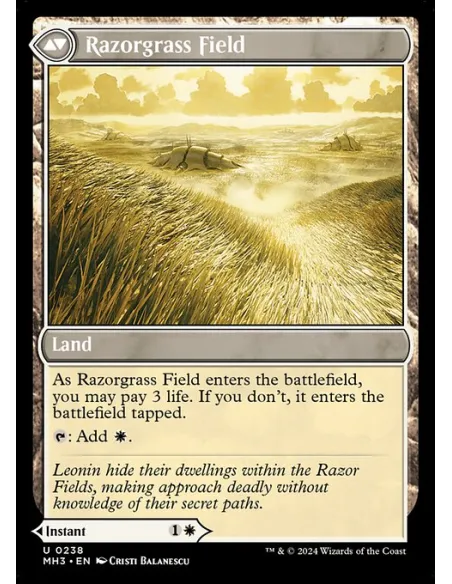Razorgrass Ambush // Razorgrass Field - Foil