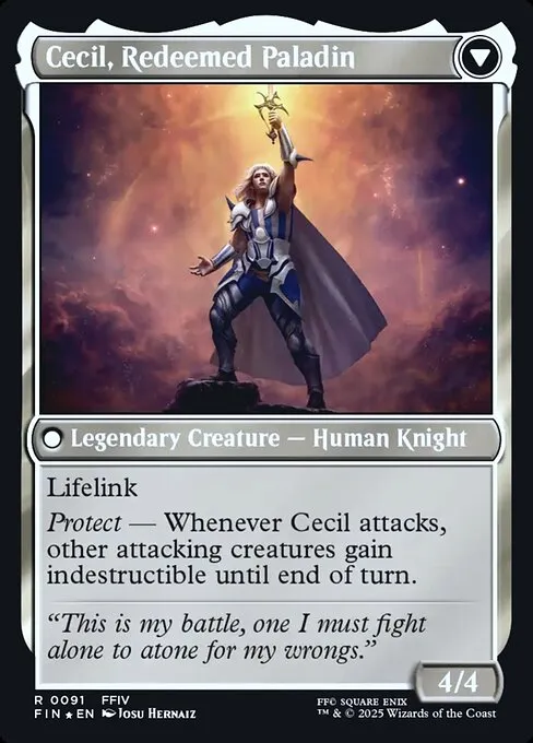 Cecil, Dark Knight // Cecil, Redeemed Paladin - Foil
