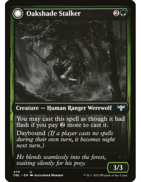 Oakshade Stalker // Moonlit Ambusher - Foil