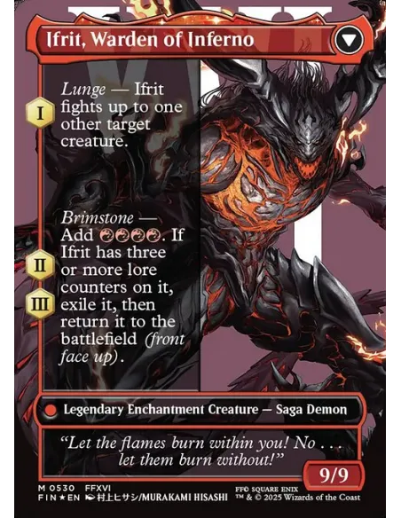 Clive, Ifrit's Dominant // Ifrit, Warden of Inferno - Foil