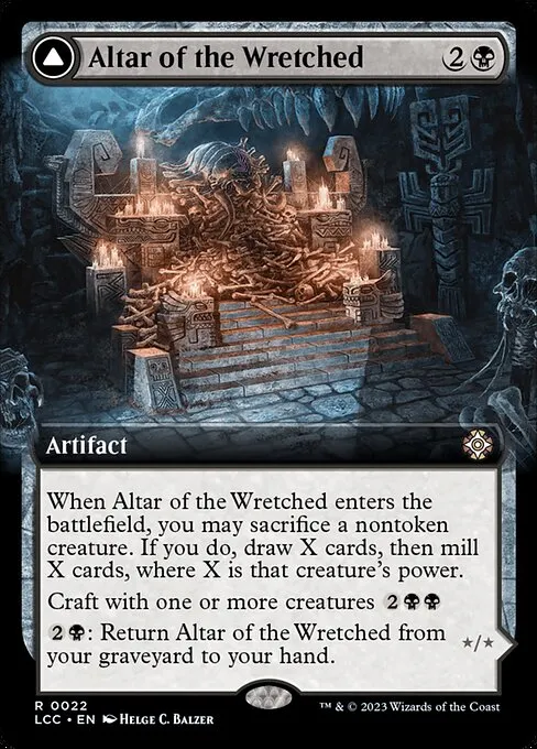 Altar of the Wretched // Wretched Bonemass - Foil