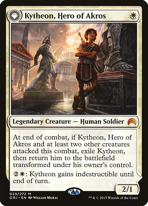Kytheon, Hero of Akros // Gideon, Battle-Forged - Foil