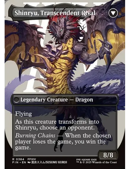 Zenos yae Galvus // Shinryu, Transcendent Rival - Foil