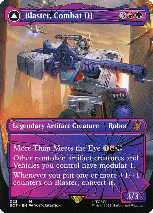 Blaster, Combat DJ // Blaster, Morale Booster - Foil
