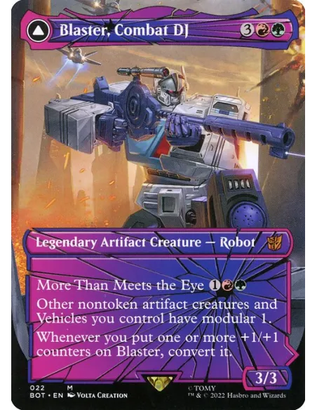 Blaster, Combat DJ // Blaster, Morale Booster - Foil