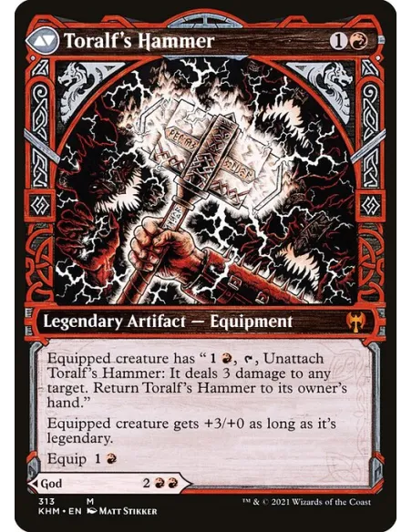 Toralf, God of Fury // Toralf's Hammer - Foil