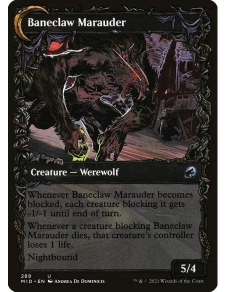 Baneblade Scoundrel // Baneclaw Marauder - Foil