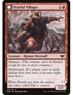 Fearful Villager // Fearsome Werewolf