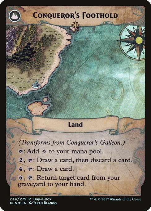Conqueror's Galleon // Conqueror's Foothold - Foil