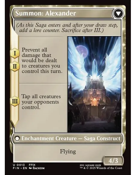 Crystal Fragments // Summon: Alexander - Foil