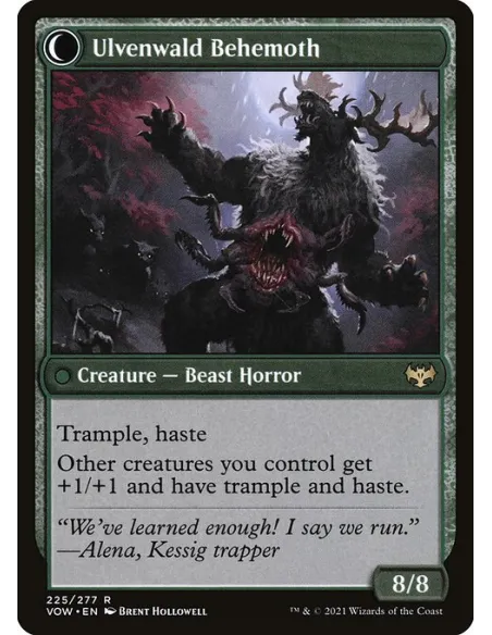 Ulvenwald Oddity // Ulvenwald Behemoth - Foil