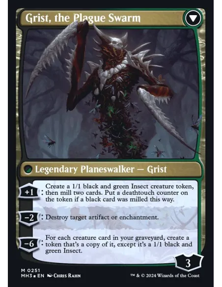 Grist, Voracious Larva // Grist, the Plague Swarm - Foil