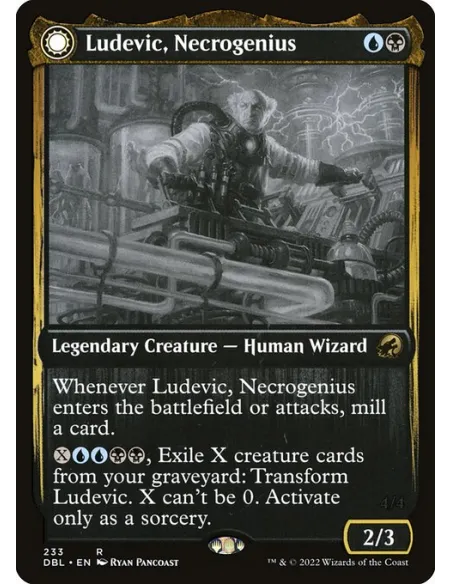 Ludevic, Necrogenius // Olag, Ludevic's Hubris - Foil