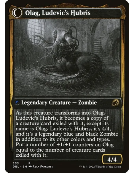 Ludevic, Necrogenius // Olag, Ludevic's Hubris - Foil