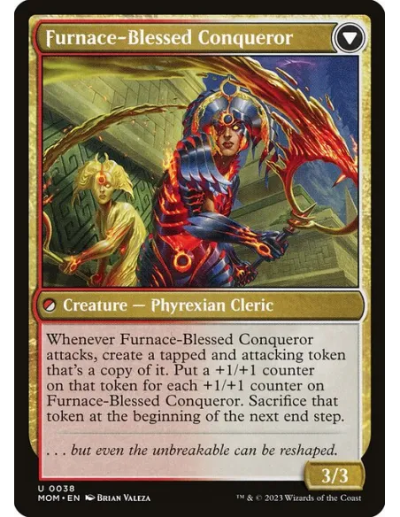 Sun-Blessed Guardian // Furnace-Blessed Conqueror - Foil