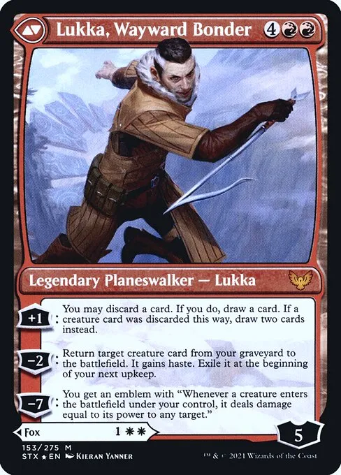 Mila, Crafty Companion // Lukka, Wayward Bonder - Foil