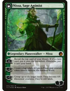 Nissa, Vastwood Seer // Nissa, Sage Animist - Foil 2