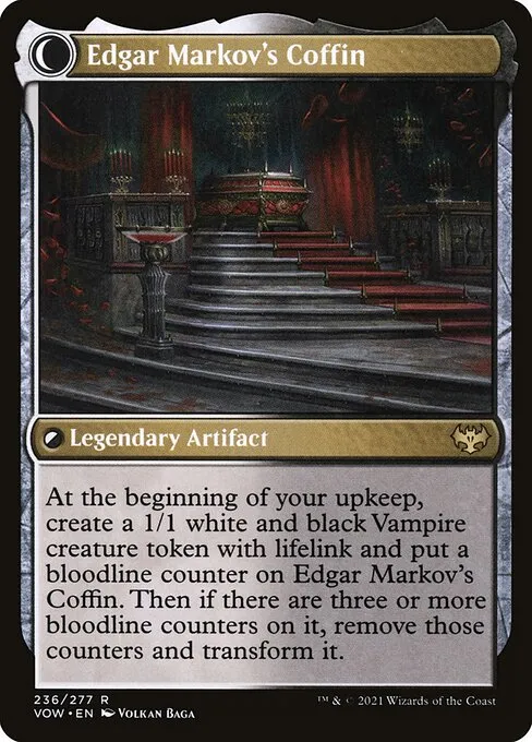 Edgar, Charmed Groom // Edgar Markov's Coffin - Foil