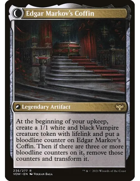 Edgar, Charmed Groom // Edgar Markov's Coffin - Foil