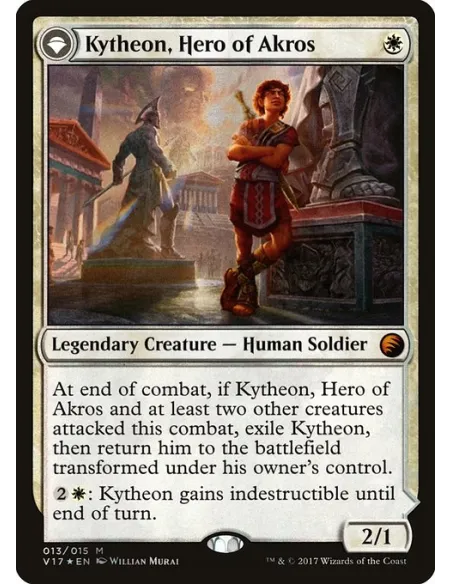 Kytheon, Hero of Akros // Gideon, Battle-Forged - Foil